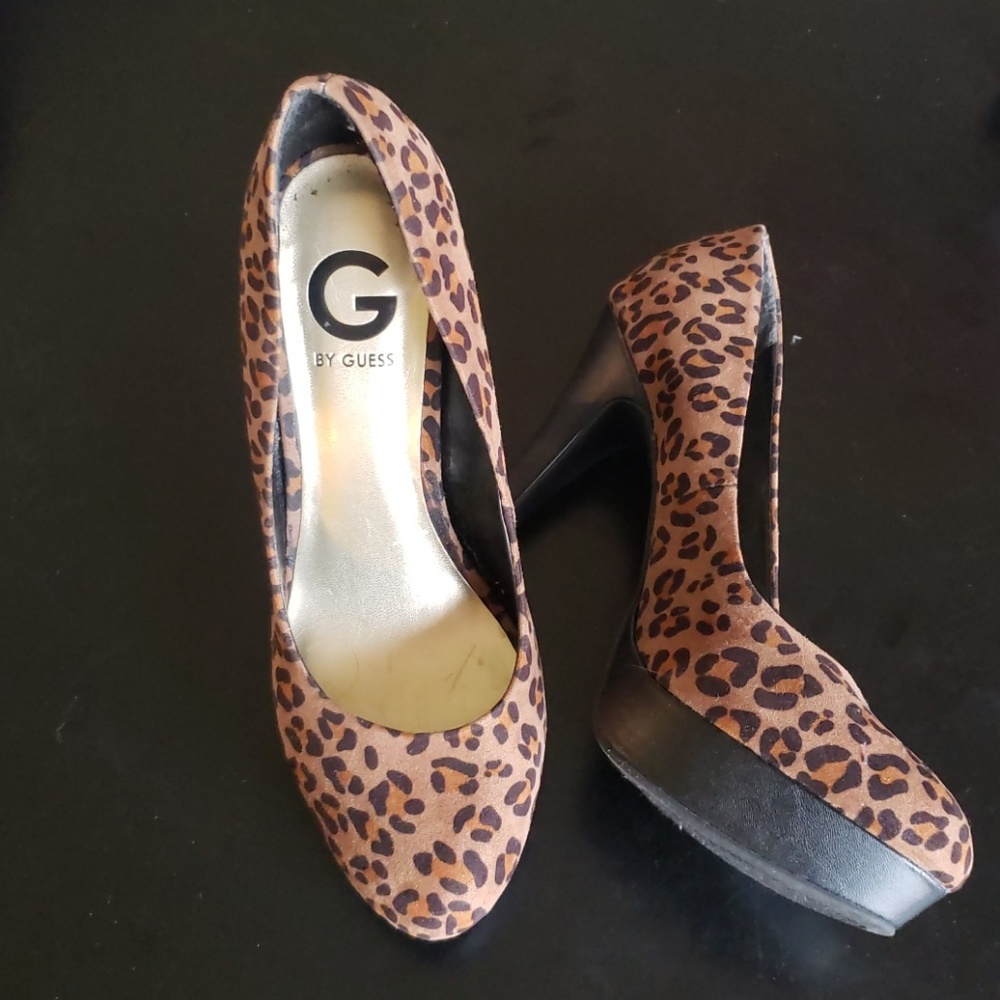 Leopard print heels